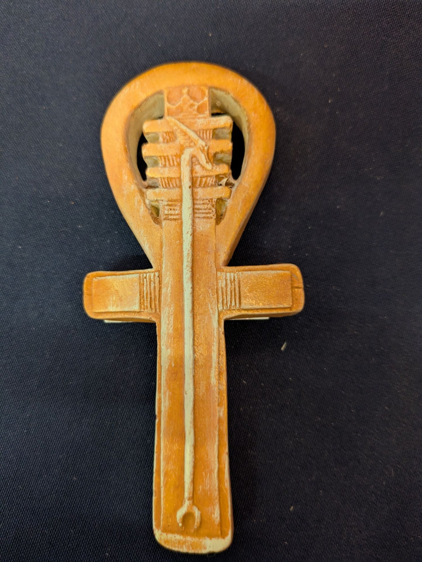 Clé Ankh (petite) – Beige-rosé