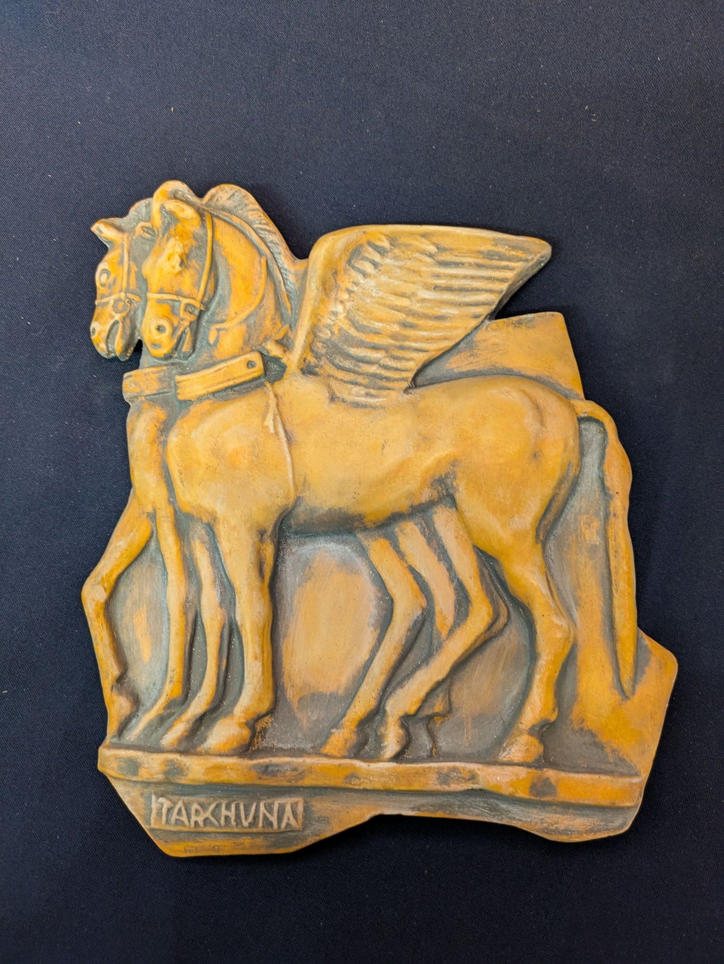 Chevaux de Tarquinia (grand) – Jaune