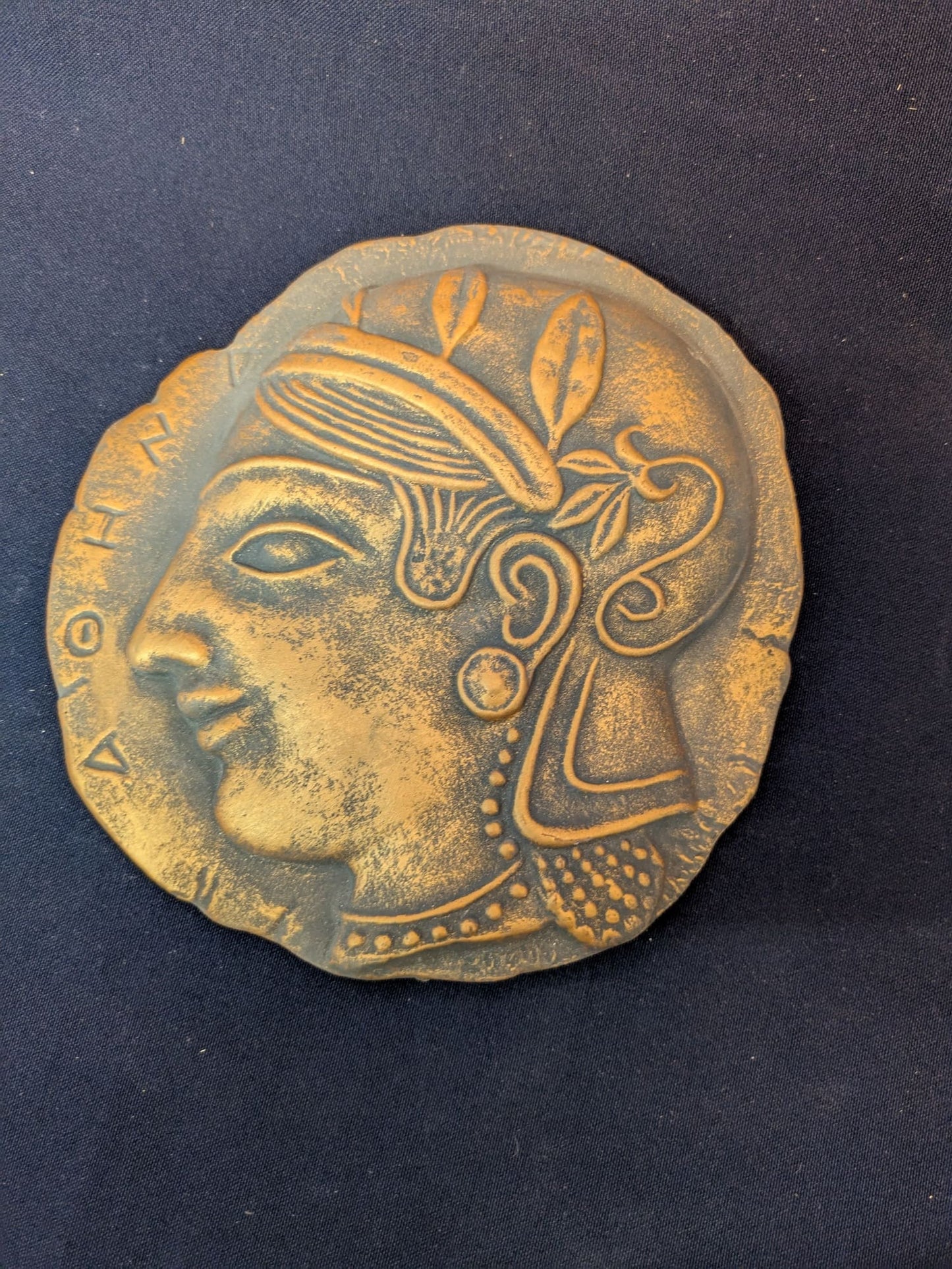 Athena (grand médaillon) – Bronze