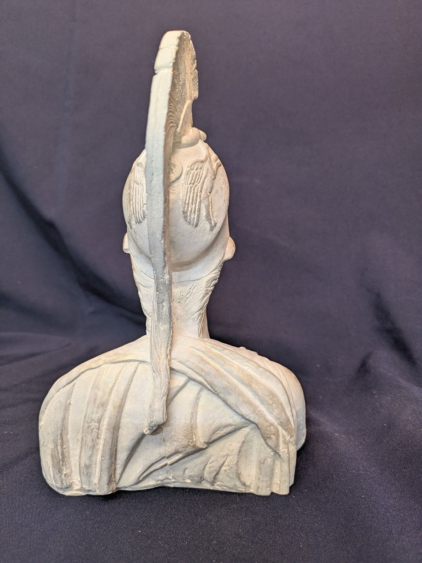 Athena (Buste) – Blanc-gris – vue B