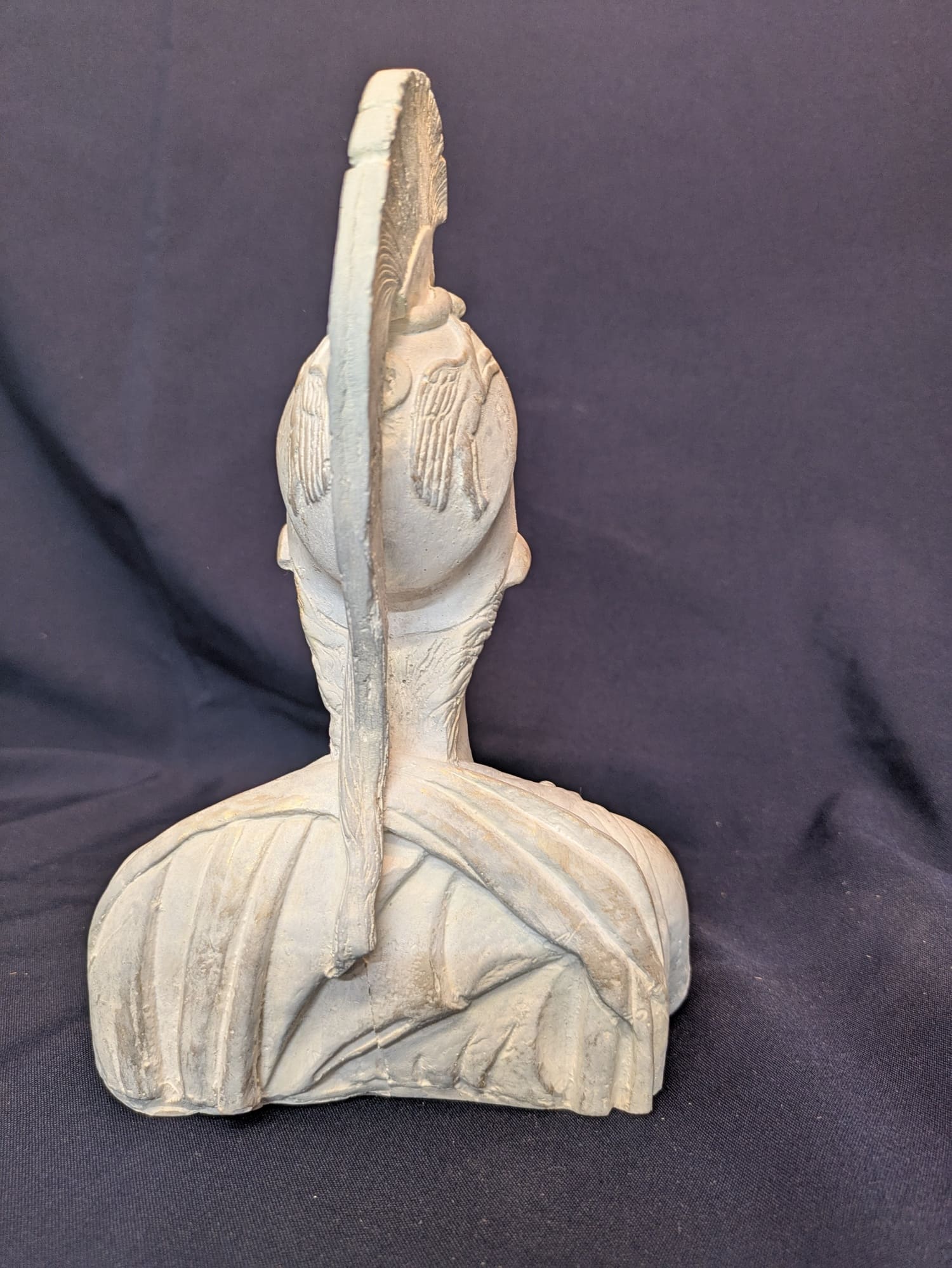 Athena (Buste) – Blanc-gris – vue B