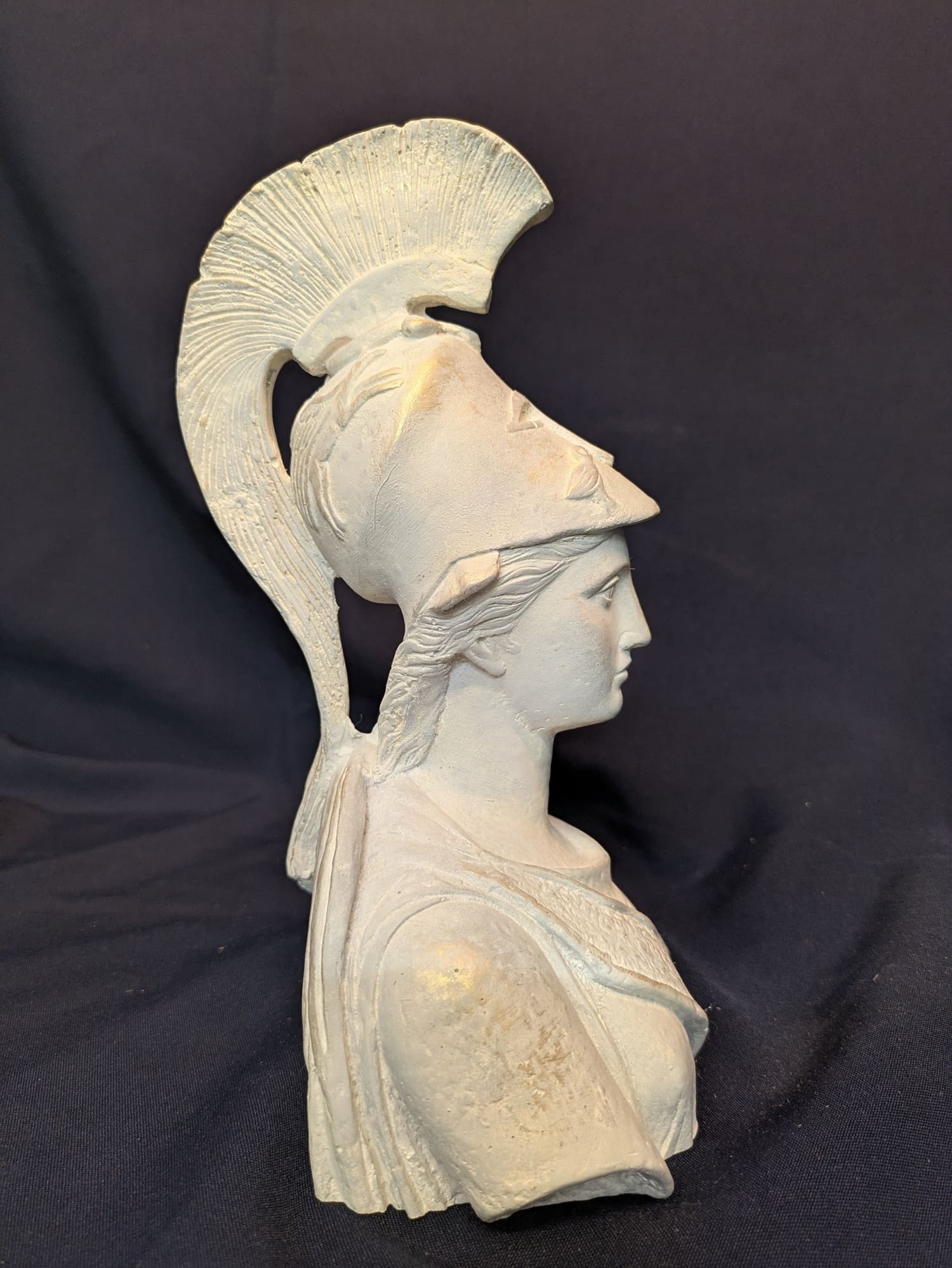 Athena (Buste) – Blanc-gris – vue C