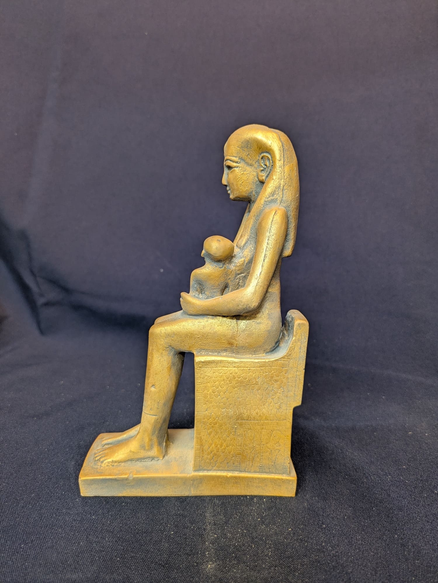 Isis et Horus – Or – vue A