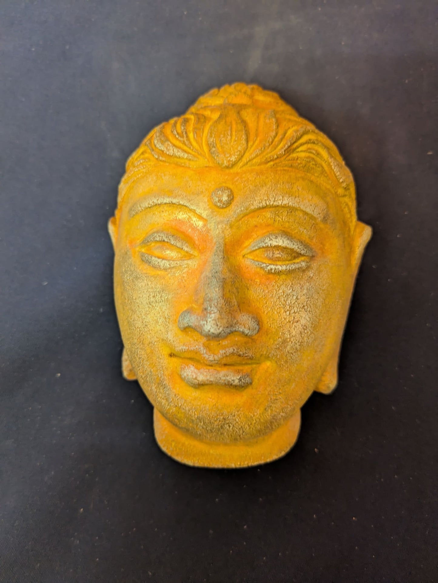 Bouddha (tête-petite) – Orangé – vue A