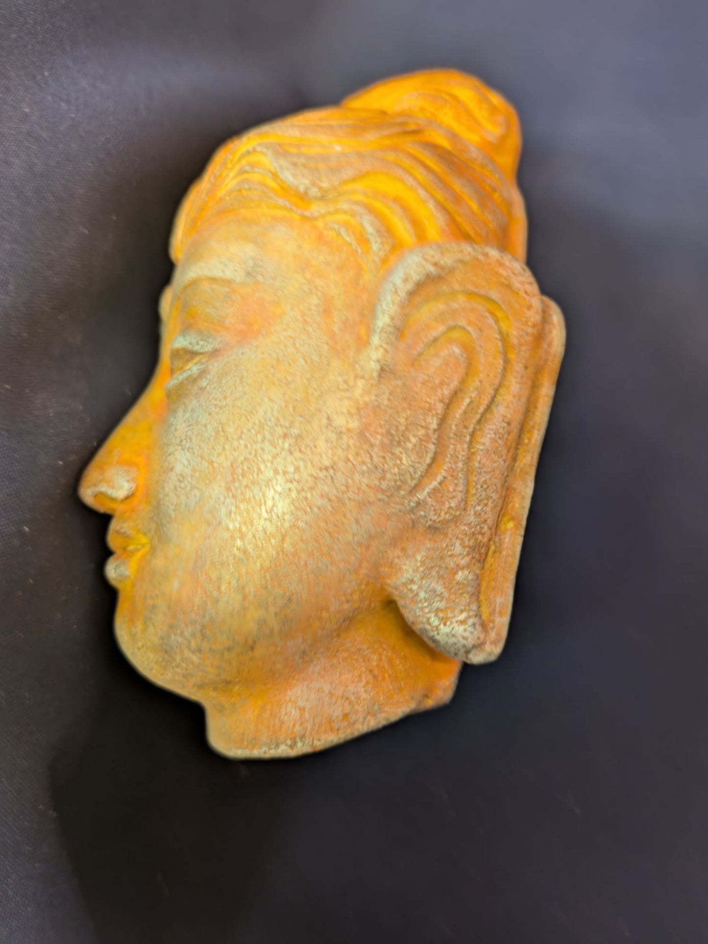 Bouddha (tête-petite) – Orangé – vue B