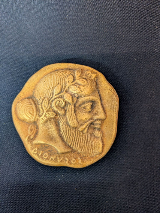 Dionysos (petit médaillon) – Cuivre