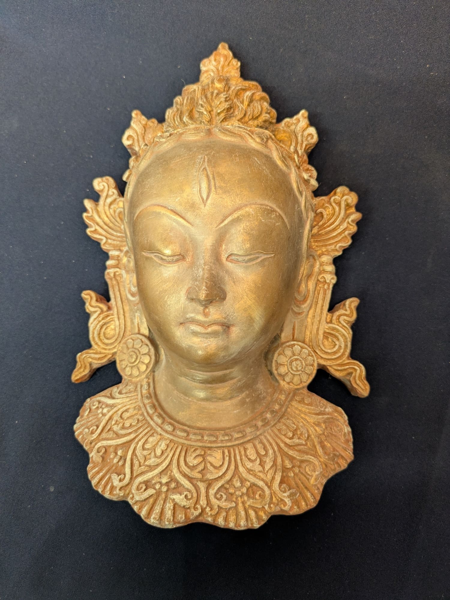 Bouddha (grande tête) – Bronze – vue A