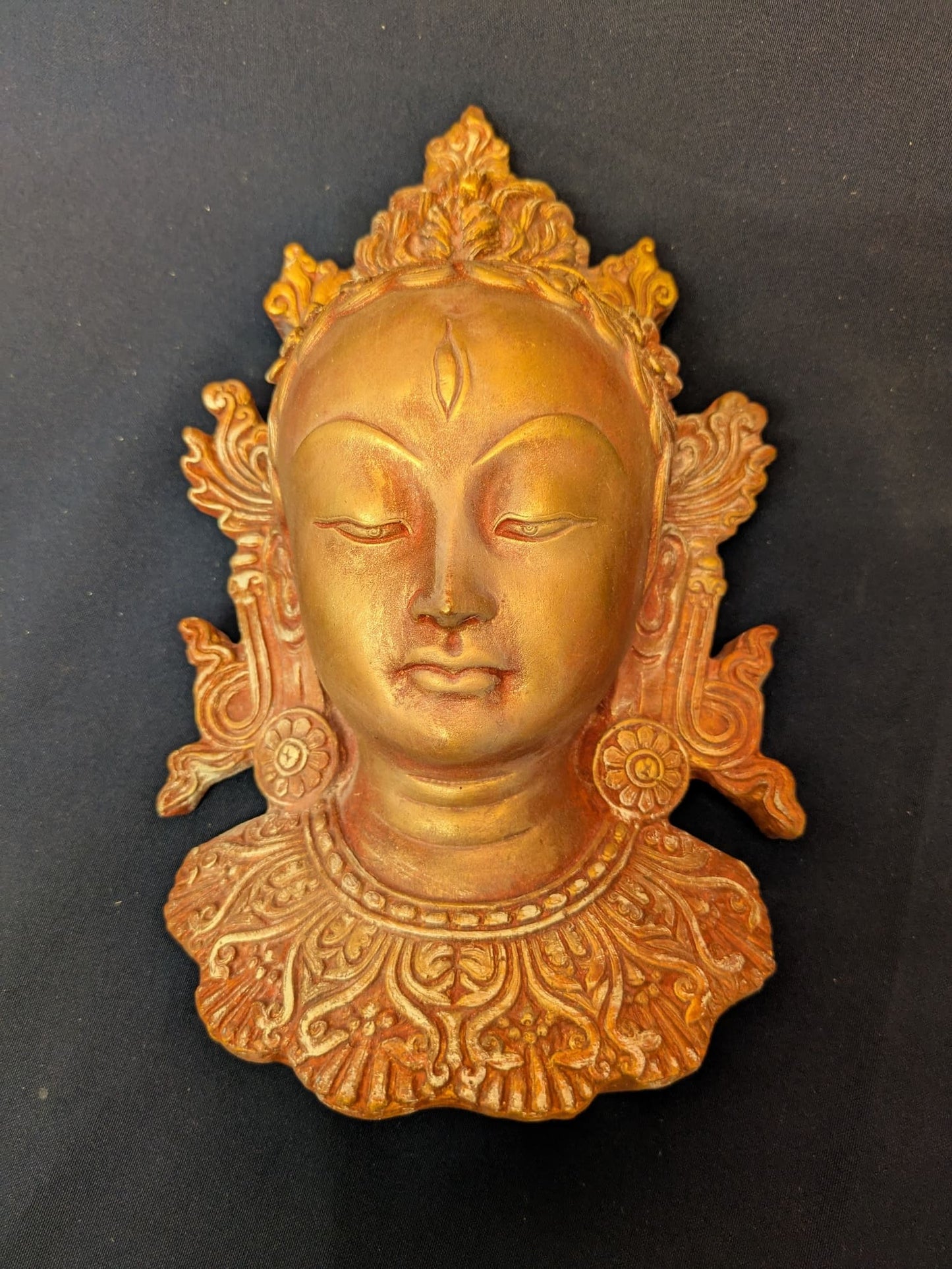 Bouddha (grande tête) – Rouge – vue A