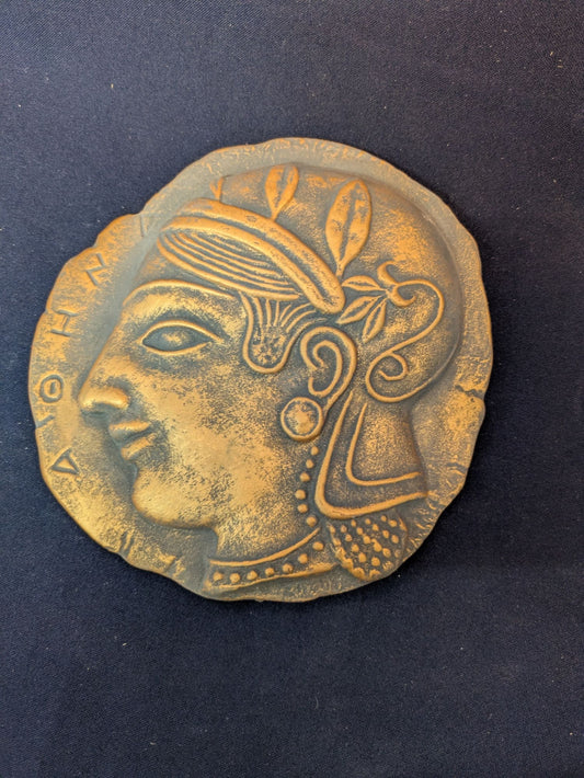 Athena (grand médaillon) – Bronze