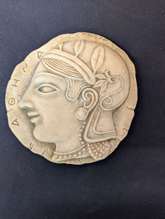 Athena (grand médaillon) – Beige