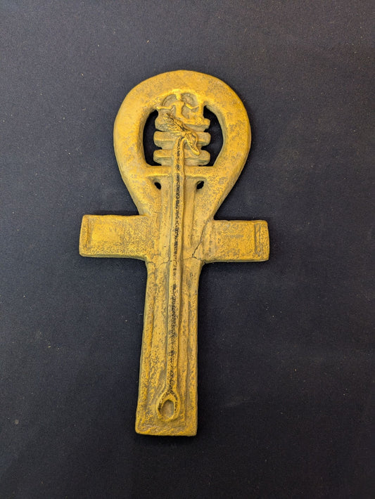 Clé Ankh archéologique – Doré