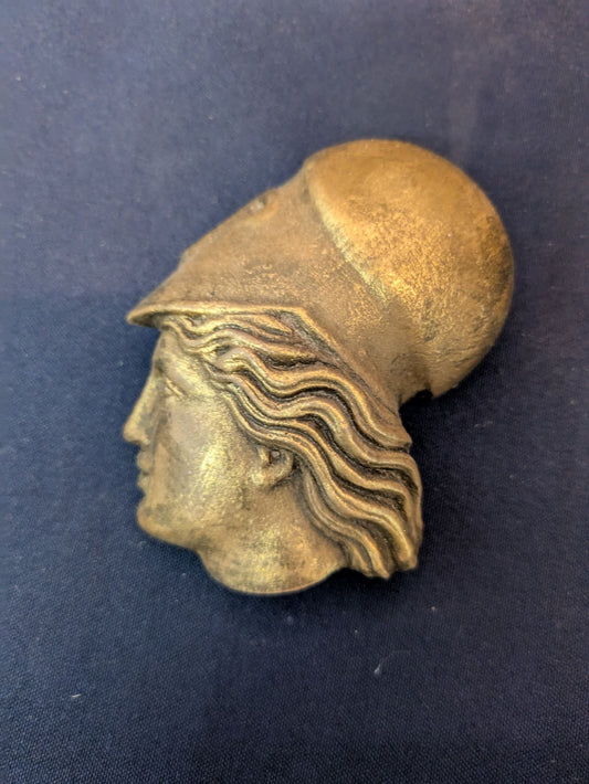 Athena (petite tête) – Doré antique