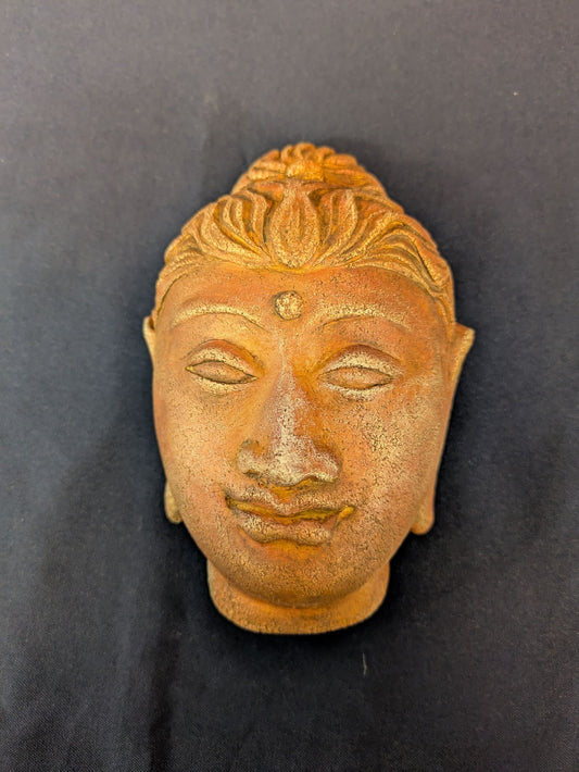Bouddha (petite tête) – Brun-rouge